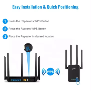 Thời trang hàng đầu 2.4G tín hiệu không dây Ăng-ten Wifi Repeater Mạng Extender 300Mbps VPN chức năng để sử dụng nhà - Product Image 4