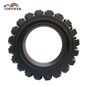 Pneu plein Topower 33*12-20TP308B à structure diagonale pour chargeuse compacte à usage industriel - Product Image 3