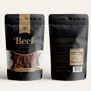 Gran Oferta personalizada, <span class=keywords><strong>bolsa</strong></span> de carne seca de grado alimenticio, palitos de carne seca, bolsas de plástico para embalaje de alimentos, bolsas de Mylar de 16x25 para carne seca - Product Image 2