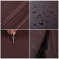 Organisateur de siège auto multifonction en cuir PU, accessoires de voiture, tapis de protection, protège-dossier anti-coup de pied, sac de rangement