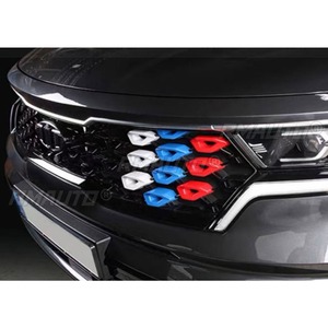 ตะแกรงกันชนหน้ารถยนต์ ตะแกรงแต่งหน้ารถ อะไหล่ภายนอก ตะแกรงกันชนหน้า สำหรับ KIA Sorento 2021-2024 อุปกรณ์ตกแต่งรถยนต์ - Product Image 5