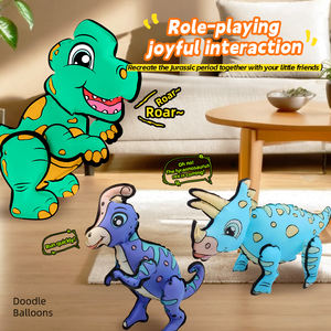 Jouets éducatifs de <span class=keywords><strong>dessin</strong></span> DIY 2026, <span class=keywords><strong>dinosaure</strong></span> 3D, girafe, ballon en feuille gonflable <span class=keywords><strong>à</strong></span> dessiner - Product Image 3
