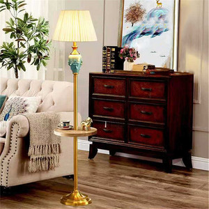 Mỹ Retro Sàn Ánh Sáng Sang Trọng Cho Phòng Khách Trang Trí Nội Thất Hoặc Cạnh Giường Ngủ Phòng Ngủ Nghiên Cứu Châu Âu Trang Trí Đứng Đèn - Product Image 3