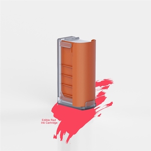 Nouveauté 2025 ! Imprimante alimentaire portable PrintPen à cartouche d'encre rouge comestible, alimentée par batterie, 7 ppm, pour café et gâteaux - Product Image 1