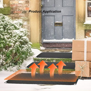 Tapete De Derretimento De Neve Aquecida Borracha Neve e Gelo Almofada Aquecida com Cabo De Alimentação Graphene Aquecimento para o Inverno Escadas Ao Ar Livre, Calçadas - Product Image 6