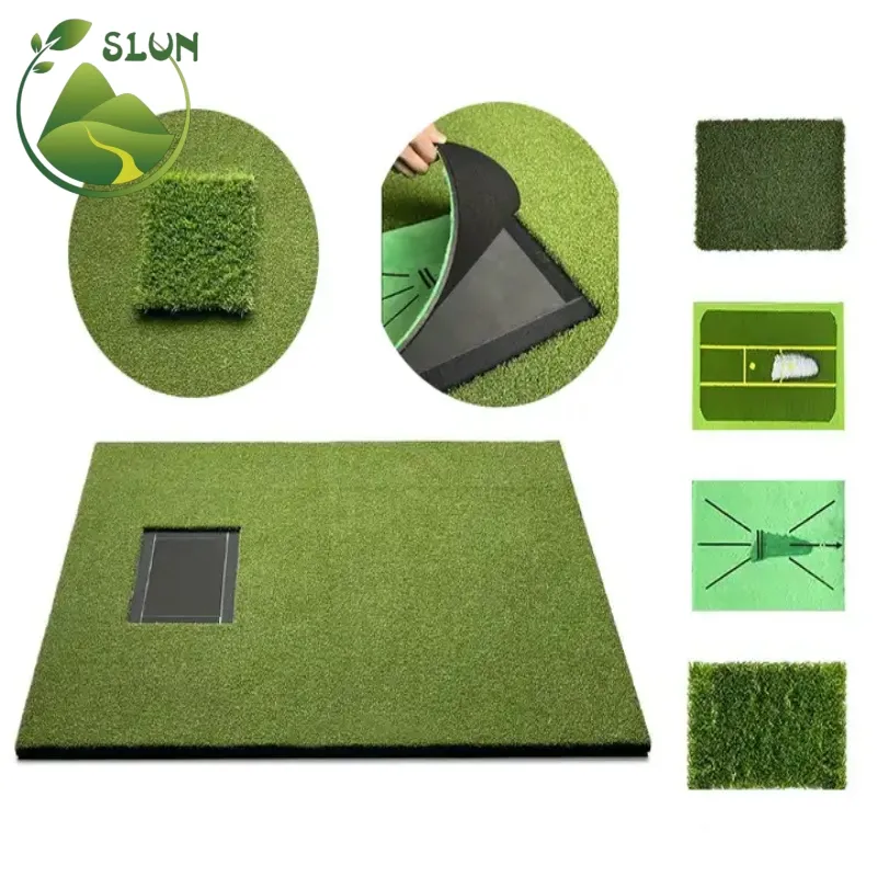 Mini alfombra de golf al aire libre 15mm Bien usada césped de golf artificial Putting Green