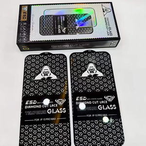 Film en aluminium haute qualité anti-poussière et anti-statique avec bordure diamantée pour iPhone I6 4.7/ I6 5.5 /I7 4.7 - Product Image 6