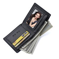 Dompet Pria Pendek Murah Grosir Kulit Lembut Tempat Koin Tipis Tempat Kartu Dompet Kasual Bisnis Pria
