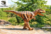 Marionnette de dinosaure réaliste grandeur nature personnalisée avec cadre métallique certifiée CE pour parcs à thème, spectacles intérieurs/extérieurs, maisons de jeux et jardins