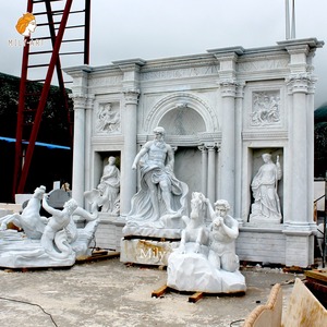 Grande <span class=keywords><strong>fontaine</strong></span> d'eau en marbre Fontana Di Trevi <span class=keywords><strong>de</strong></span> luxe à vendre - Product Image 5