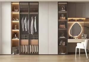 Manufacturer Bedroom Wardrobe Wooden Wardrobe with <b>Mirror</b> <b>Dressing</b> <b>Table</b> - Product Image 3