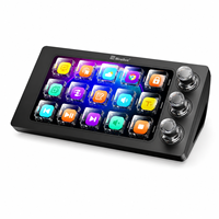 MiraBox M3 - Teclado Programable con Teclas LCD y Control de Atajos para el Flujo de Trabajo y Aplicaciones del PC
