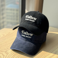 Casquette Dad Hat unisexe brodée à couronne souple, lavée en gros, avec lettres, vente en gros