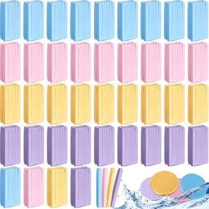 Offre Spéciale sur mesure éponge faciale en cellulose compressée pâte de bois visage éponges en cellulose sèche feuilles pour dame - Product Image 2
