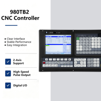 Contrôleur de tour CNC KYCNC haute performance 1000TC, 3-5 axes simultanés, précision de 0,01 mm, mémoire de 128 Mo, garantie d'un an