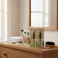 Kit de Tinte para el Cabello V-Color de Thader Pharma, Fórmula Ecológica Permanente y Natural Antienvejecimiento con Aceite de Aguacate, Rejuvenecimiento de la Piel, España