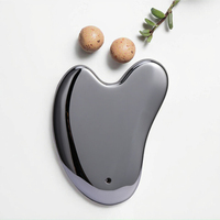 Grande taille Terahertz Gua Sha grattage outil de Massage Guasha conseil pour SPA Acupuncture visage mince V visage outils de beauté en forme de coeur