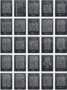 Tarjeta postal personalizada con versículo bíblico inspirador, póster de las Escrituras, tarjetas de aliento cristianas, arte de pared, para diario, enmarcado y manualidades - Product Image 5