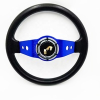 Volant de voiture modifié imitation de compétition volant de voiture de course volant général PU modifié volant spécial 13 pouces
