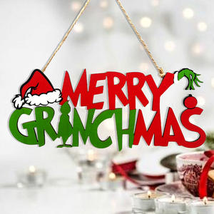 ป้ายไม้สำหรับตกแต่งต้นคริสต์มาสของตกแต่งงานปาร์ตี้วันคริสต์มาสแบบกำหนดเองชิ้นเดียว - Product Image 1