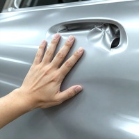 Film de protection de peinture automobile (PPF) en gros avec logo personnalisé, film de changement de couleur TPU Stellar Liquid Metal Silver pour voitures de luxe