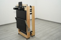 Máquina de Pilates Reformer Profesional, Plegable, de Madera, para Estudio y Ejercicio en Casa