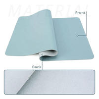 Tapis de bureau en cuir PU ODM XL, grand tapis de souris étanche, protection de bureau, tapis d'écriture fin pour clavier d'ordinateur portable