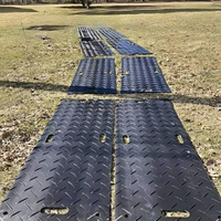 Dalles de protection temporaire en plastique pour routes, panneaux de sol en HDPE, tapis de sol en plastique, panneaux de sol pour routes