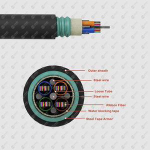 Câble à fibres optiques blindé GYDTA 48 72 96 <span class=keywords><strong>144</strong></span> 192 288 360 576 cœurs <span class=keywords><strong>Fo</strong></span> Hilo F GYDTS pour installation souterraine, aérienne et extérieure - Product Image 3