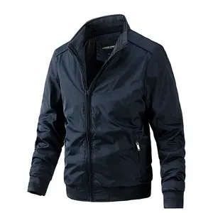 Yeni varış OEM ODM erkek ceket büyük boy artı pamuk ceket açık sonbahar ve kış rahat erkek ceket