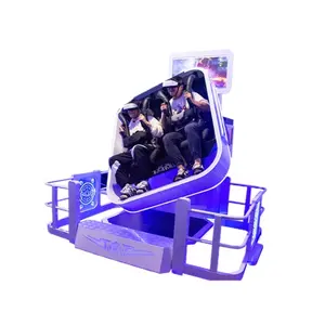 360 VR Simulator pemutar ganda 360 derajat 9D VR penerbangan VR mesin Roller Coaster