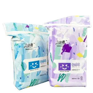 Winged Super Soft Surface Female Sanitary Napkin Menstrual Pads With 3d Leak Guard