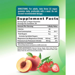 <strong>Bulk</strong> Potassium <strong>Magnesium</strong> Gummies With Potassium and <strong>Magnesium</strong> Supplements for Sodium Potassium and <strong>Magnesium</strong> - Product Image 4