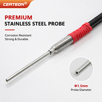 FRS-410 M4 Fiber Optic Sensor Diffuse Reflective Fiber Optic Probe PMMA Stainless Steel for EX DN10 Amplifier