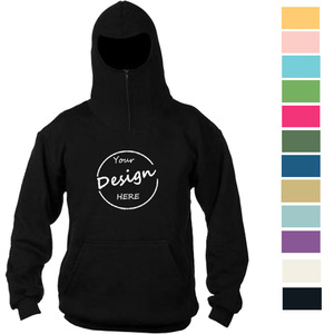 Vente en gros pull 310 GSM épais hommes pull à capuche sweats à capuche personnalisés poids lourd doux coton vierge <span class=keywords><strong>Ninja</strong></span> polaire à capuche pour homme - Product Image 1