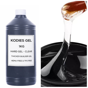 1KG HEMA FREE TPO FREE Extension Builder Gel dur Recharge Matières premières Gel souple Vernis à ongles clair Construction Nail Supplies - Product Image 1