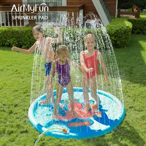Airmyfun Environmentally Friendly Inflatable Outdoor Octopus Splashing Water Game Mat Watering Pad Inflatable Sprinkle Water Mat