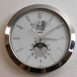 นาฬิกาควอตซ์อะนาล็อกโลหะชุบทองปรับแต่งโลโก้ได้หรูหราสไตล์ดีไซน์ร่วมสมัยสำหรับบ้านสำนักงานห้องนั่งเล่น - Product Image 3