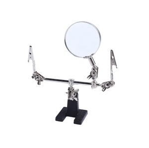 Nouveau Design 2.5X Helping Hands loupe avec double pince auxiliaire crocodile réglable support verre à souder MG16126 <span class=keywords><strong>Obest</strong></span> - Product Image 5