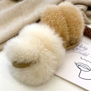 Paraorecchie Invernali alla Moda in Vera Pelliccia di <span class=keywords><strong>Agnello</strong></span> Naturale, Paraorecchie in Pelliccia Riccia di <span class=keywords><strong>Agnello</strong></span> con Doppio Lato in Pelliccia, Copriorecchie Pieghevoli e Caldi - Product Image 4