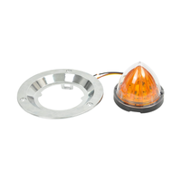 Feux LED pour camion à lentille en verre, clair, rouge, ambre, haute luminosité, type pastèque, pour semi-remorque