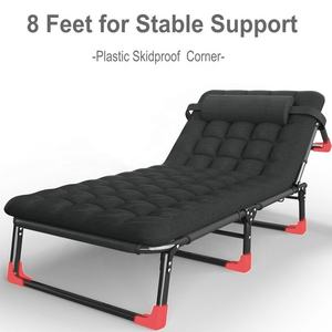 <span class=keywords><strong>Lit</strong></span> pliant en acier et fer réglable multi-usages portable pour l'extérieur et l'intérieur, utilisé à l'hôpital, au <span class=keywords><strong>bureau</strong></span>, avec matelas - Product Image 5