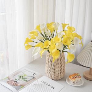 PU Mini Calla Lily fait à la main <span class=keywords><strong>fleur</strong></span> artificielle pour la décoration de la maison ou l'obtention du diplôme Thanksgiving fausse <span class=keywords><strong>fleur</strong></span> en gros - Product Image 5
