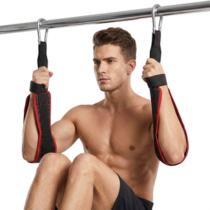 Wholesale Price High Quality Neoprene Lightweight Comfortable Anti-Slip Adjustable Customizable Unisex AB Straps for Gym - Product Image 1