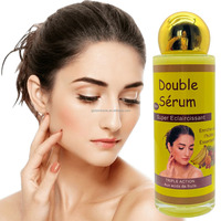 Double sérum anti-âge anti-rides enrichi aux extraits de fruits essentiels pour une peau plus blanche et plus lisse, produit de beauté pour un visage éclatant.