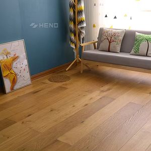 Parquet en bois de couleur naturelle AC5, directement de l'usine, plancher flottant, 8 mm HDF MDF, plancher <span class=keywords><strong>stratifié</strong></span> à lattes larges - Product Image 6