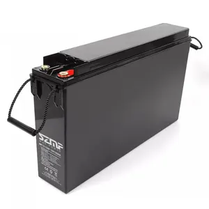 Solarsystem-Batterie 12 V 125 Ah Speicherbatterien AGM Gel Bleisäure-Batterie Frontklemme für Wohnwagen als Ersatzstrom