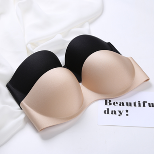 Summer sexy women invisible wedding silicone bra strapless backless bra Cheap Price Seamless Strapless Breathable Tank Top Comfy