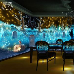 Projection holographique immersive 3D, jeu interactif, équipement de fusion d'écrans de grande taille pour centre commercial, fabricant d'équipements 5D - Product Image 4