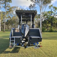 Bateau de pêche en aluminium Profisher Offshore de 7,5 m d'Australie, bateau de plaisance à cabine en aluminium soudé à vendre